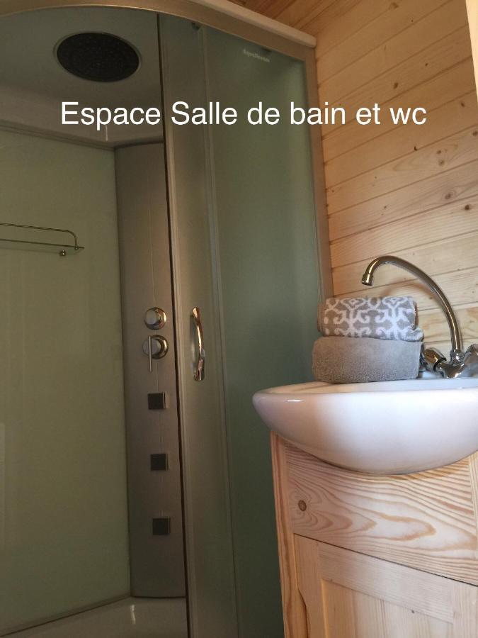 Roulottes Du Chalet Des Pins Rougeou Екстериор снимка