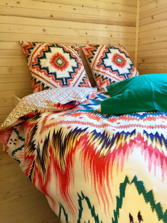 Roulottes Du Chalet Des Pins Rougeou Екстериор снимка